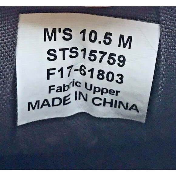 Sperry Top Sider Triple Black Skate Shoes Men's 10.5M Lace Up Low Top Sneakers - Picture 9 of 12